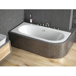 Besco, Avita, BESCO AVITA SLIM 160 WANNA ASYMETRYCZNA PRAWA 160X75 (WAV-160-NPS) 