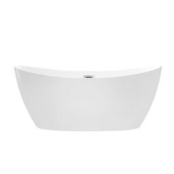 Besco, Ayla, BESCO AYLA 170 WANNA WOLNOSTOJĄCA + MASKOWNICE CHROM 170X80 (WAS-170-A) 