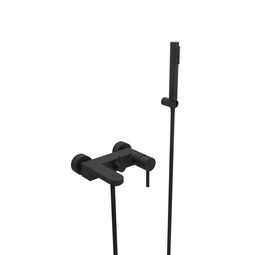 Besco, Decco, BESCO DECCO CZARNY MATT BATERIA WANNOWA ŚCIENNA (BW-DS-CZ) 