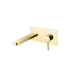 Besco, Decco, BESCO DECCO ZŁOTA BATERIA UMYWALKOWA PODTYNKOWA 22X10 (BU-DS-ZL) 