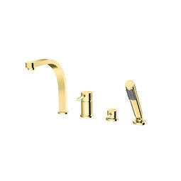 Besco, Decco, BESCO DECCO ZŁOTA BATERIA WANNOWA 4-OTWOROWA (BW-D4-ZL) 