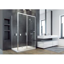 Besco, Duo Slide, BESCO DUO SLIDE II 70 PANEL BOCZNY DRZWI PRYSZNICOWE SZKŁO PRZEJRZYSTE 7X15 (PDS-II-70) 