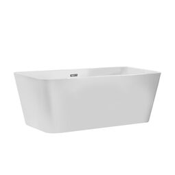 Besco, Evita, BESCO EVITA 160 WANNA WOLNOSTOJĄCA + MASKOWNICE CZARNE 160X80 (WAS-160-ECZ) 