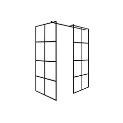 Besco, Excea, BESCO EXCEA 120 KABINA PRYSZNICOWA WALK IN 120X80X190 (EXC-128-190B) 