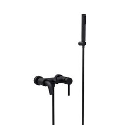 Besco, Illusion, BESCO ILLUSION CZARNY MATT BATERIA WANNOWA ŚCIENNA (BW-IS-CZ) 