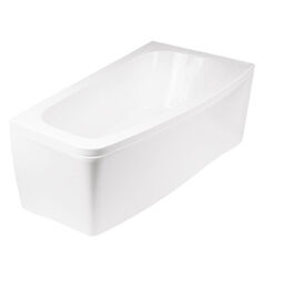 Besco, Luna, BESCO LUNA 150 P WANNA ASYMETRYCZNA 150X80 PRAWA (#WAL-150-NP) 