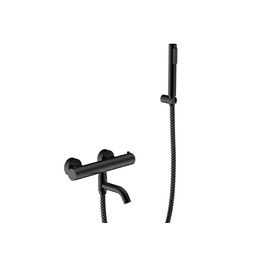 Besco, Veo, BESCO VEO CZARNY MATT BATERIA TERMOSTATYCZNA (BW-VST-CZ) 