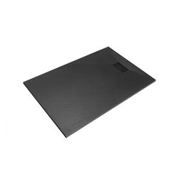 Besco, Vexo, BESCO VEXO BLACK 130 BRODZIK PROSTOKĄTNY 130X90 (BVB-130-90-P) 