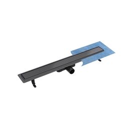 Besco, Virgo, BESCO VIRGO DUO GRAFIT 60 ODPŁYW PRYSZNICOWY 60X6 (OL-60-VGR) 