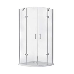 Besco, Viva, BESCO VIVA 90 KABINA PÓŁOKRĄGŁA SZKŁO PRZEJRZYSTE 90X90X195 (VP-90-195-C) 