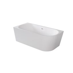 Besco, Zoya, BESCO ZOYA 170 L WANNA WOLNOSTOJĄCA LEWA + MASKOWNICE CZARNE 170X80 (WAS-170-ZLC) 