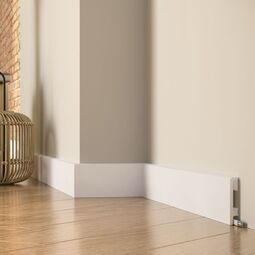 Premium Floor, Listwy, PREMIUM FLOOR DUROFIT LISTWA PODŁOGOWA BIAŁA (PF080) 240X8X1.5 