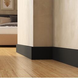 Premium Floor, Listwy, PREMIUM FLOOR DUROFIT LISTWA PODŁOGOWA CZARNA (PF100B) 240X10X1.5 