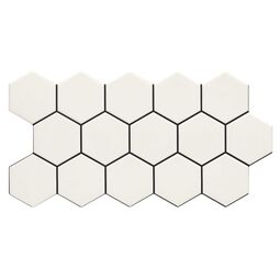 Realonda, Hex, REALONDA HEX SNOW GRES 26.5X51 