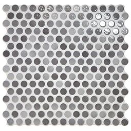 Realonda, Penny, REALONDA PENNY GLOSSY GREY MOZAIKA GRESOWA 31X31 