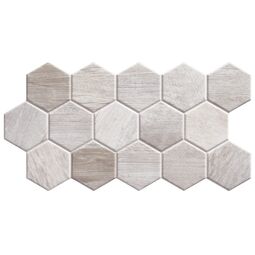 Realonda, Sequoia, REALONDA SEQUOIA WHITE HEX GRES 26.5X51 