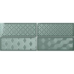 Ribesalbes, Fulham, RIBESALBES FULHAM GREEN GLOSSY DEKOR 15X40 