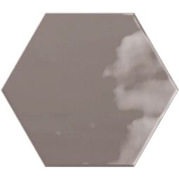 Ribesalbes, Geometry, RIBESALBES GEOMETRY CHARCOAL HEX PŁYTKA ŚCIENNA 15X17.3 