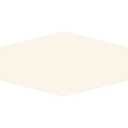 Ribesalbes, Monochrome, RIBESALBES MONOCHROME HEX IVORY GLOSS PŁYTKA ŚCIENNA 10X20 
