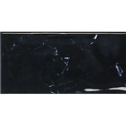 Ribesalbes, Nero Marquina, RIBESALBES NERO MARQUINA GLOSS PŁYTKA ŚCIENNA 7.5X15 