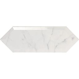 Ribesalbes, Picket, RIBESALBES PICKET BEVELED CARRARA BRILLO PŁYTKA ŚCIENNA 10X30 