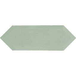 Ribesalbes, Picket, RIBESALBES PICKET BEVELED GREEN BRILLO PŁYTKA ŚCIENNA 10X30 
