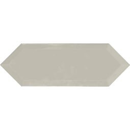 Ribesalbes, Picket, RIBESALBES PICKET BEVELED LIGHT GREY BRILLO PŁYTKA ŚCIENNA 10X30 