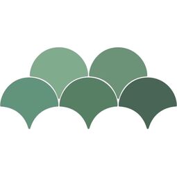 Ribesalbes, Sailing, RIBESALBES SAILING DROP EMERALD GLOSS PŁYTKA ŚCIENNA 15.2X17.2 