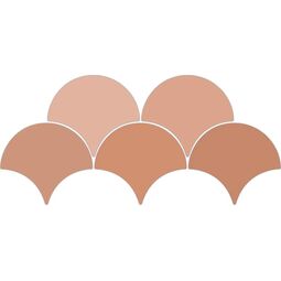 Ribesalbes, Sailing, RIBESALBES SAILING DROP FLAMINGO GLOSS PŁYTKA ŚCIENNA 15.2X17.2 