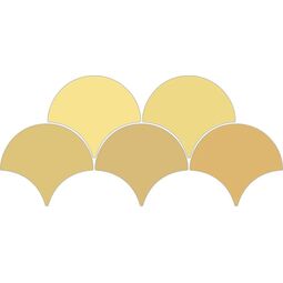 Ribesalbes, Sailing, RIBESALBES SAILING DROP MUSTARD GLOSS PŁYTKA ŚCIENNA 15.2X17.2 