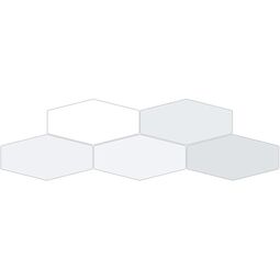 Ribesalbes, Sailing, RIBESALBES SAILING HEX FOAM GLOSS PŁYTKA ŚCIENNA 10X20 