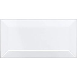 Ribesalbes, Subway, RIBESALBES SUBWAY BISEL BLANCO BRILLO PŁYTKA ŚCIENNA 7.5X15 