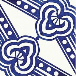 Savoia Italia, Vietri, SAVOIA ITALIA VIETRI DECORO ROSEBERY LUCIDO GRES 22X22 