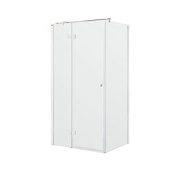 Sea-Horse, Fresh Line, SEA-HORSE FRESH LINE KABINA ASYMETRYCZNA LEWA 80X100X195 CHROM SZKŁO TRANSPARENTNE (BK247T08/10L) 
