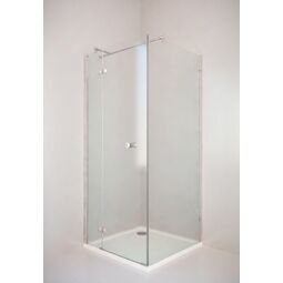 Sea-Horse, Fresh Line, SEA-HORSE FRESH LINE KABINA KWADRATOWA 90X90X195 CHROM SZKŁO TRANSPARENTNE LEWA 