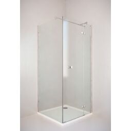 Sea-Horse, Fresh Line, SEA-HORSE FRESH LINE KABINA KWADRATOWA 90X90X195 CHROM SZKŁO TRANSPARENTNE PRAWA 