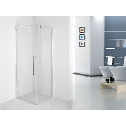 Sea-Horse, Fresh Line, SEA-HORSE FRESH LINE KABINA KWADRATOWA SZKŁO TRANSPARENTNE 80X80X195 CHROM (BK260T08) 