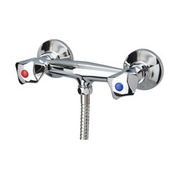 Sea-Horse, Lucy, SEA-HORSE LUCY BATERIA NATRYSKOWA ŚCIENNA 2-UCHWYTOWA CHROM (BJA606) 