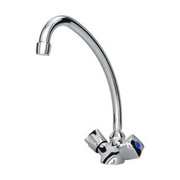 Sea-Horse, Lucy, SEA-HORSE LUCY BATERIA ZLEWOZMYWAKOWA STOJĄCA 2-UCHWYTOWA CHROM (BJA605) 