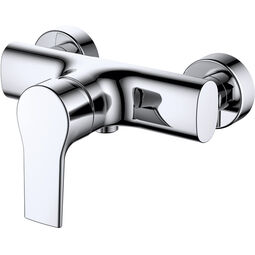 Sea-Horse, Modern, SEA-HORSE MODERN BATERIA NATRYSKOWA ŚCIENNA BEZ NATRYSKU CHROM (BJC606) 