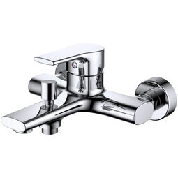 Sea-Horse, Modern, SEA-HORSE MODERN BATERIA WANNOWA ŚCIENNA BEZ NATRYSKU CHROM (BJC603) 