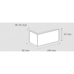 Stegu, Loft, STEGU LOFT 1 WHITE NAROŻNIK DEKORACYJNY 