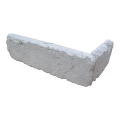 Stone Master, Retro Brick, STONE MASTER RETRO BRICK WHITE NAROŻNIK DEKORACYJNY 12X24X6.4 