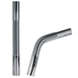 Tres, Akcesoria, TRES COMPLEMENTOS STANDARD GIĘTKA MOSIĘŻNA RURKA DO SYFONU BUTELKOWEGO 300 MM CHROM (913463330) 