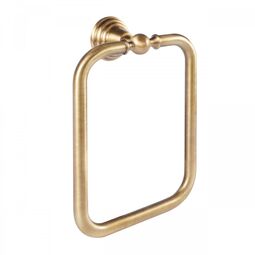 Tres, Akcesoria, TRES WIESZAK NA RĘCZNIK KWADRATOWY STARY MOSIĄDZ (5246360951) 