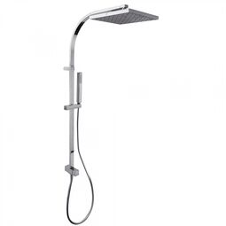 Tres, Akcesoria, TRES KOMPLET SŁUCHAWKA-DRĄŻEK CUADRO CHROM (107131) 