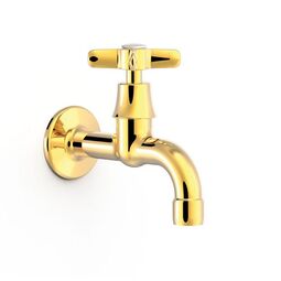 Tres, Clasic-Tres, TRES CLASIC BATERIA PODTYNKOWA 1-DROŻNA DO BIURA LUB PRALNI 24-K ZŁOTO (24252001OR) 
