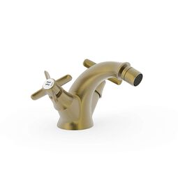 Tres, Clasic-Tres, TRES CLASIC BATERIA BIDETOWA DWUUCHWYTOWA MOSIĄDZ ANTYCZNY MATOWY (24212101LM) 