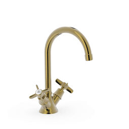 Tres, Clasic-Tres, TRES CLASIC BATERIA UMYWALKOWA DWUUCHWYTOWA MOSIĄDZ ANTYCZNY (24210901LV) 