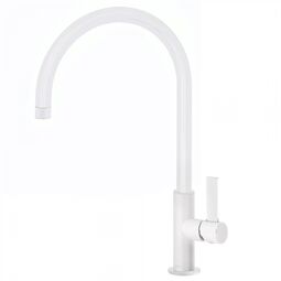 Tres, Class-Tres, TRES CLASS-TRES BATERIA ZLEWOZMYWAKOWA STOJĄCA BIAŁY MAT (20544001BM) 